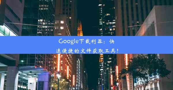 Google下载利器：快速便捷的文件获取工具！