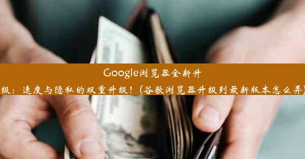 Google浏览器全新升级：速度与隐私的双重升级！(谷歌浏览器升级到最新版本怎么弄)