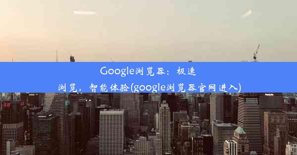 Google浏览器：极速浏览，智能体验(google浏览器官网进入)