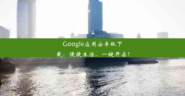 Google应用安卓版下载：便捷生活，一键开启！