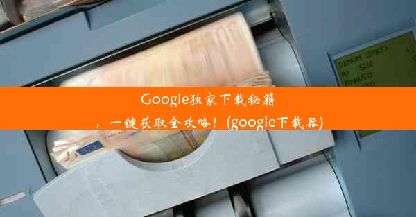 Google独家下载秘籍，一键获取全攻略！(google下载器)