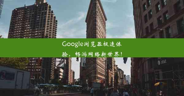 Google浏览器极速体验，畅游网络新世界！