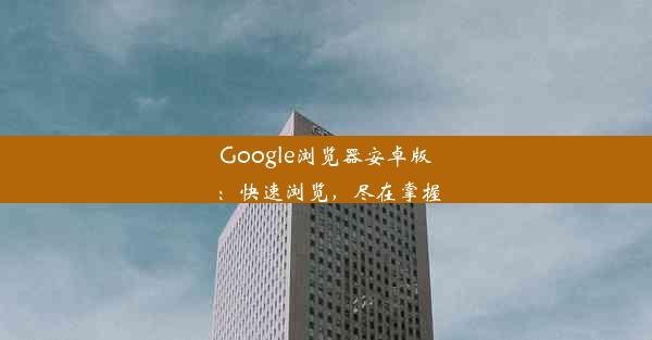 Google浏览器安卓版：快速浏览，尽在掌握