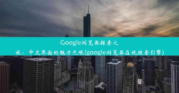 Google浏览器探索之旅：中文界面的魅力无限(google浏览器在线搜索引擎)