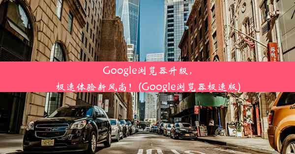 Google浏览器升级，极速体验新风尚！(Google浏览器极速版)