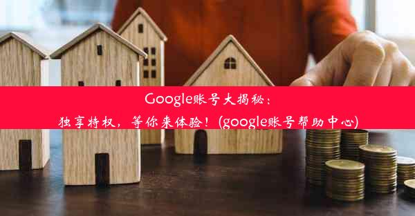 Google账号大揭秘：独享特权，等你来体验！(google账号帮助中心)