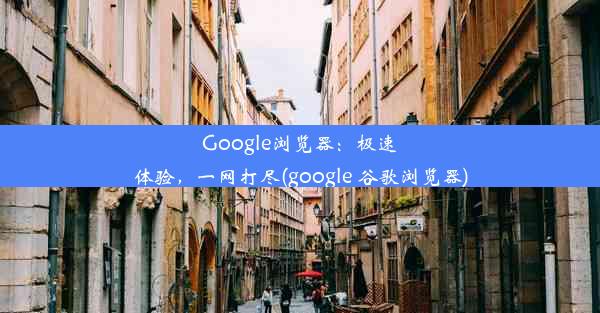 Google浏览器：极速体验，一网打尽(google 谷歌浏览器)