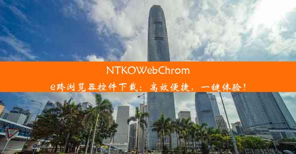 NTKOWebChrome跨浏览器控件下载：高效便捷，一键体验！