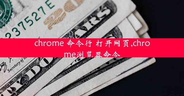 chrome 命令行 打开网页,chrome浏览器命令