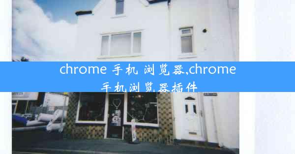 chrome 手机 浏览器,chrome手机浏览器插件