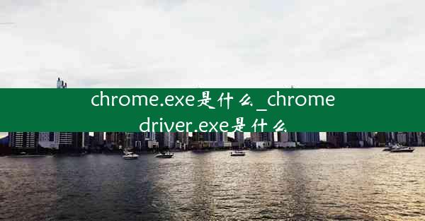 chrome.exe是什么_chromedriver.exe是什么