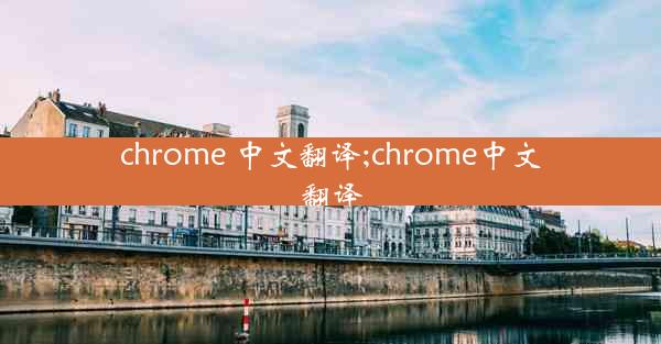 chrome 中文翻译;chrome中文翻译