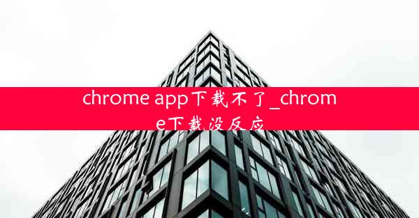 chrome app下载不了_chrome下载没反应