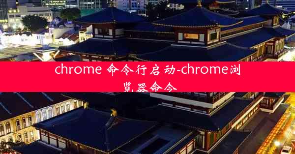 chrome 命令行启动-chrome浏览器命令