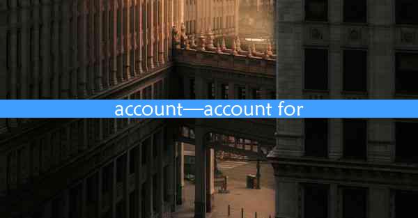 account—account for