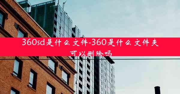 360sd是什么文件-360是什么文件夹可以删除吗