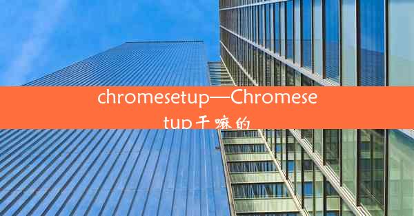 chromesetup—Chromesetup干嘛的