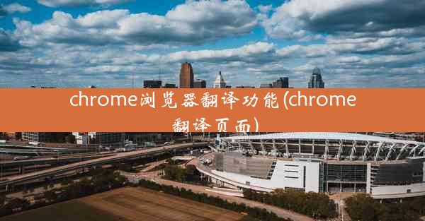 chrome浏览器翻译功能(chrome 翻译页面)