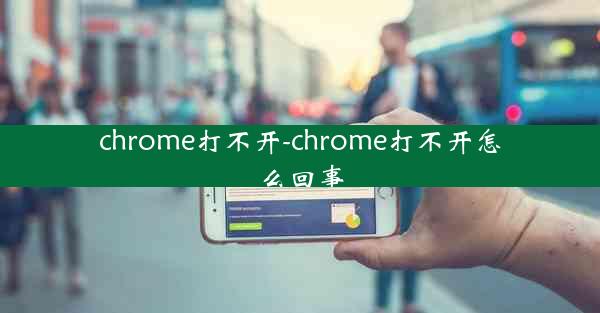 chrome打不开-chrome打不开怎么回事