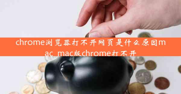 chrome浏览器打不开网页是什么原因mac_mac版chrome打不开