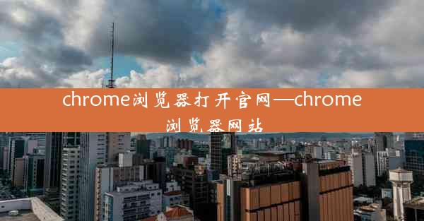 chrome浏览器打开官网—chrome浏览器网站