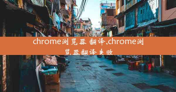 chrome浏览器 翻译,chrome浏览器翻译失败