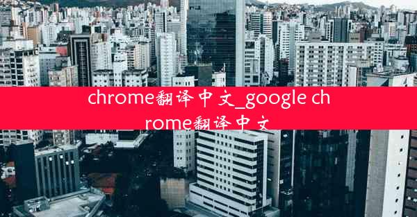 chrome翻译中文_google chrome翻译中文