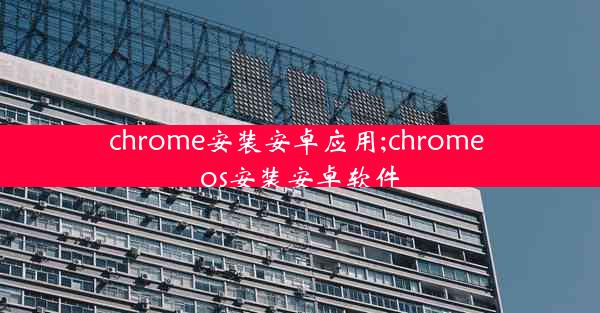 chrome安装安卓应用;chrome os安装安卓软件