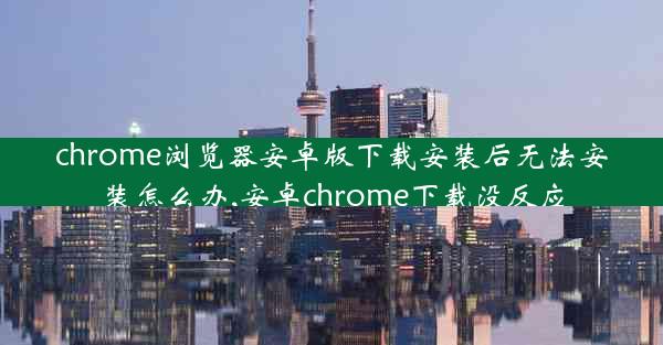 chrome浏览器安卓版下载安装后无法安装怎么办,安卓chrome下载没反应