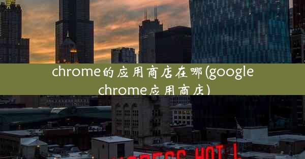 chrome的应用商店在哪(google chrome应用商店)