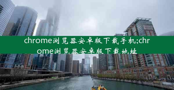 chrome浏览器安卓版下载手机;chrome浏览器安卓版下载地址