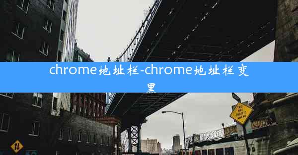 chrome地址栏-chrome地址栏变黑