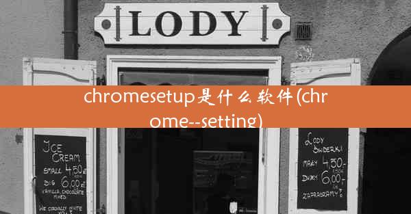 chromesetup是什么软件(chrome--setting)